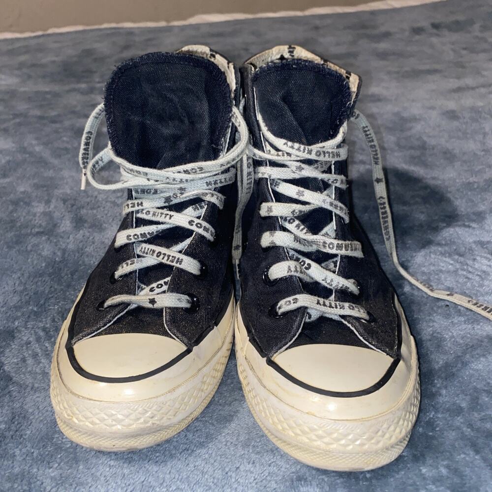 Converse Chuck Taylor All Star Hello Kitty Black High Top Canvas 7.5